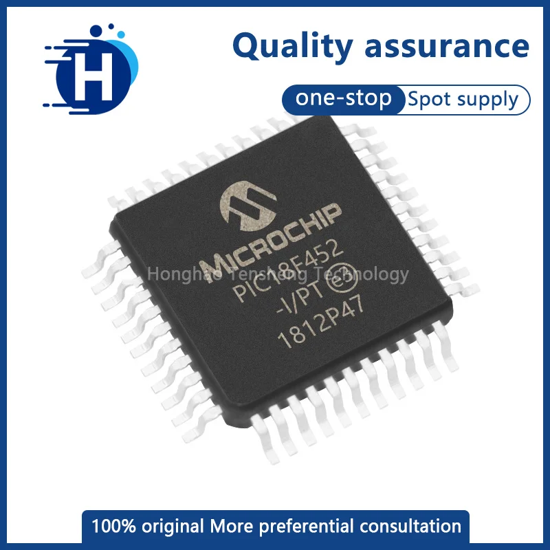 Brand new original PIC18F452-I/PT Pic18f452 TQFP-44 MCU microcontroller