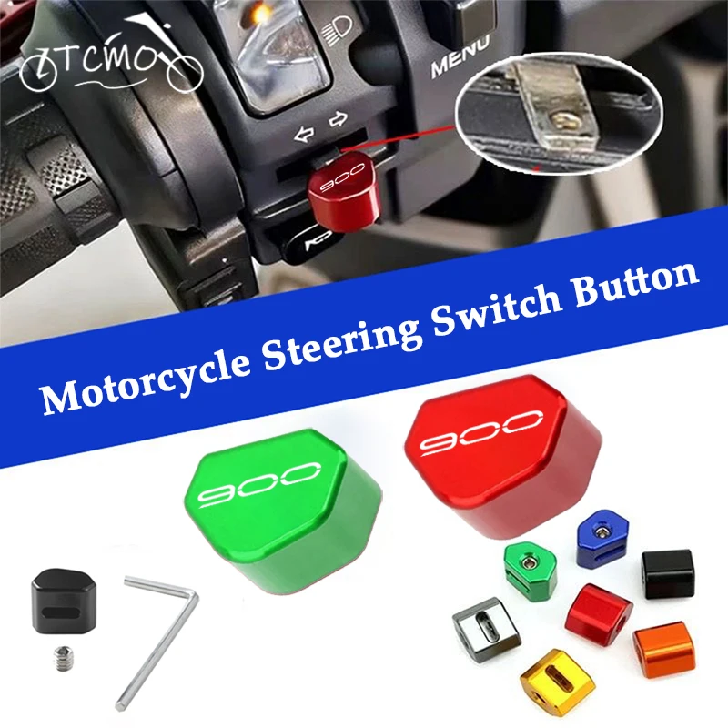 For KAWASAKI Z900 Z-900 Z 900 SE z900 se 2017-2023 2024 2025 CNC Aluminum Motorcycle Switch Button Turn Signal Switch Key Cap