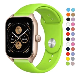 20mm/22mm band For Amazfit GTS/2/2e/3/4 GTS2 Mini/GTR 4/3/Pro/47mm/GTR2/2e/stratos 2/3 Silicone Bracelet Amazfit bip Watch strap