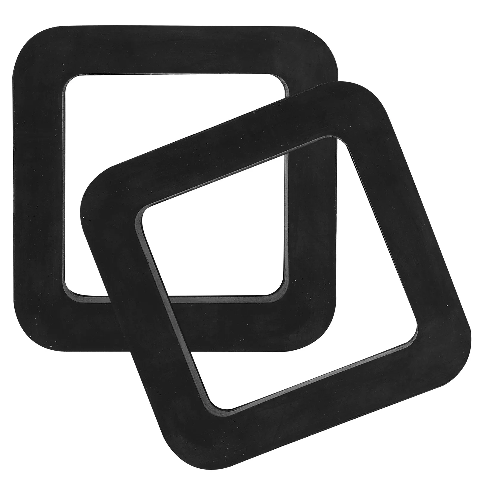 

2Pcs Trailer Tow Hitch Pads Rubber Receiver Cushion Hitch Ball Spacer Trailer Receiver Pads for Truck Tow Accessories