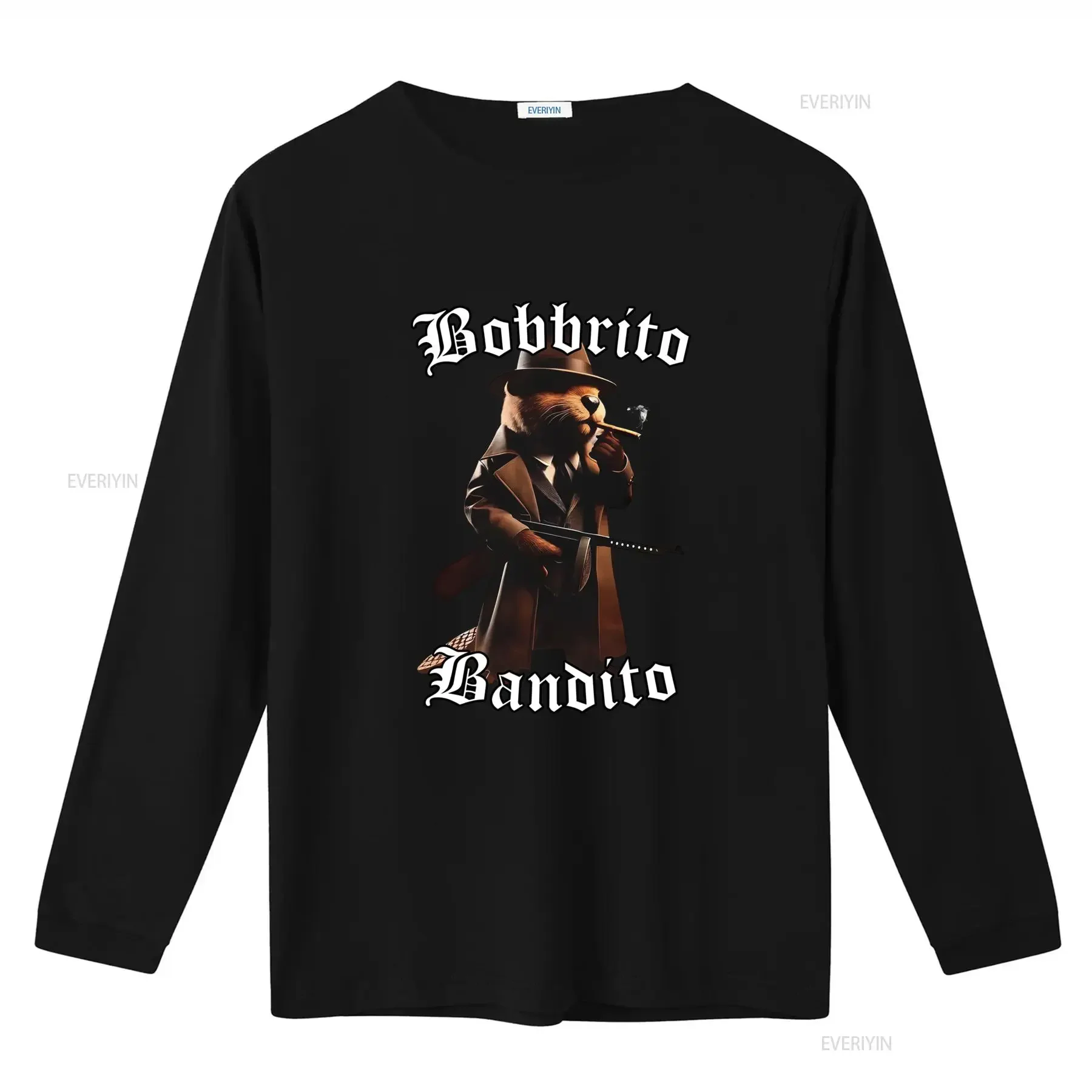 Bobritto Bandito Comfortable T Shirt with Funny Italian Meme Design Brainrot Humor for Style and Laughter vintage Washed