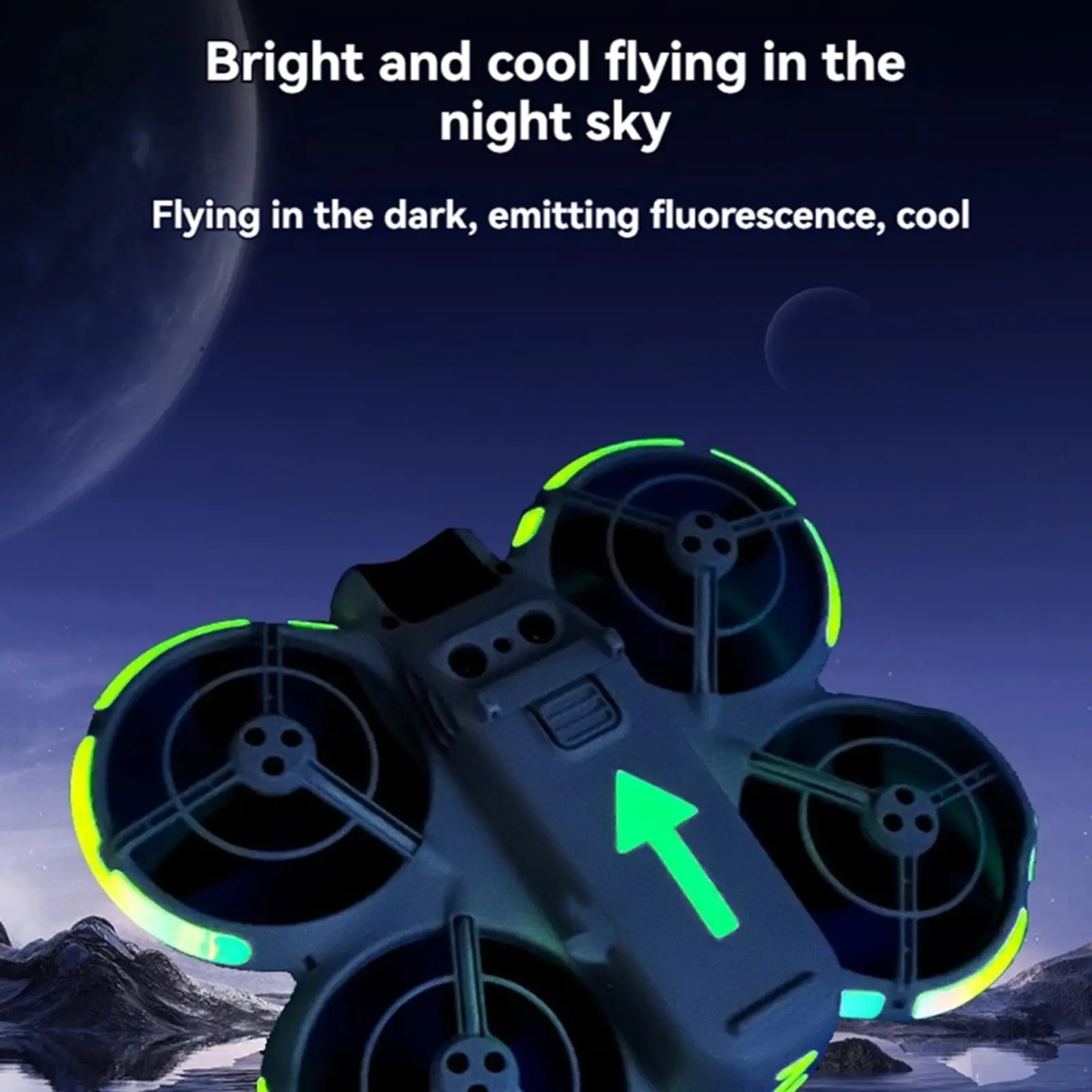 Luminous Sticker for DJI NEO Drone PVC Self Adhesive Decoration Waterproof Night Flight Visibility Enhancement Accessories