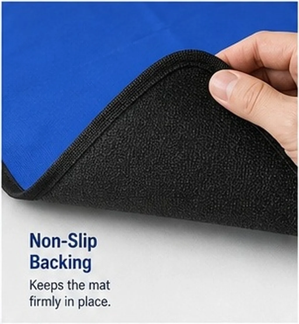 Oxford Cloth Waterproof Repair Work Mat 58.3x39.4in Anti-Slip Heavy-Duty Floor Protector Pad for Air Conditioner Installation