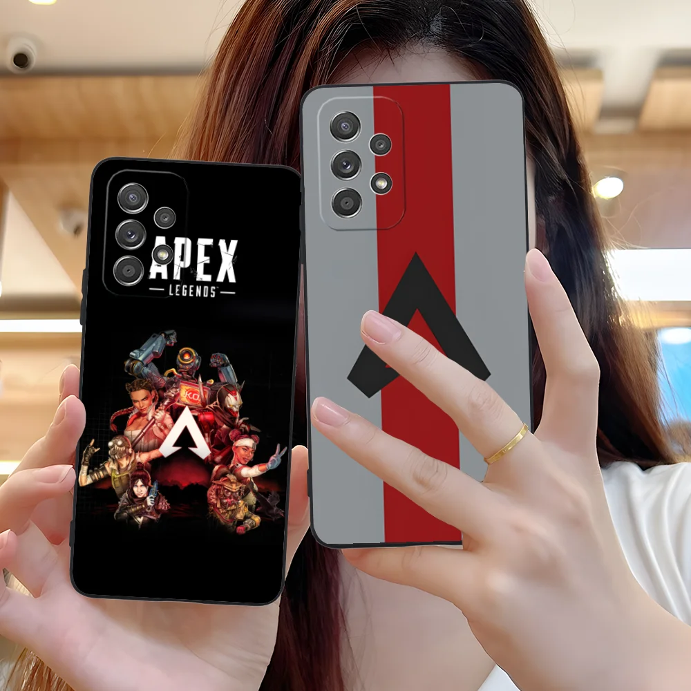 Mobile Apex Legends Phone Case for Samsung Galaxy A73 72 71 70 55 54 53 52 35 34 32 23 14 13 5G Black Smartphone Cellphone Cover
