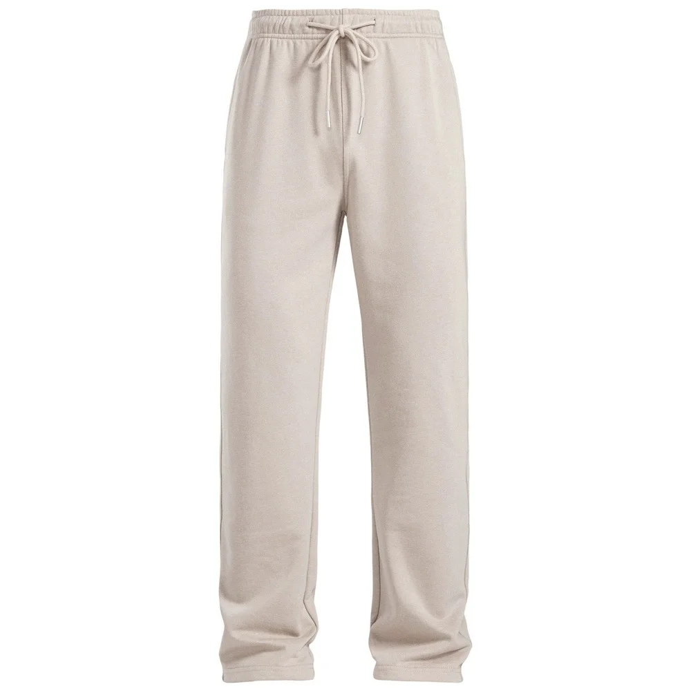 Men's new spring-autumn style wide-leg straight-fit old money style men's casual trousers - versatile plain-colored bottom wear