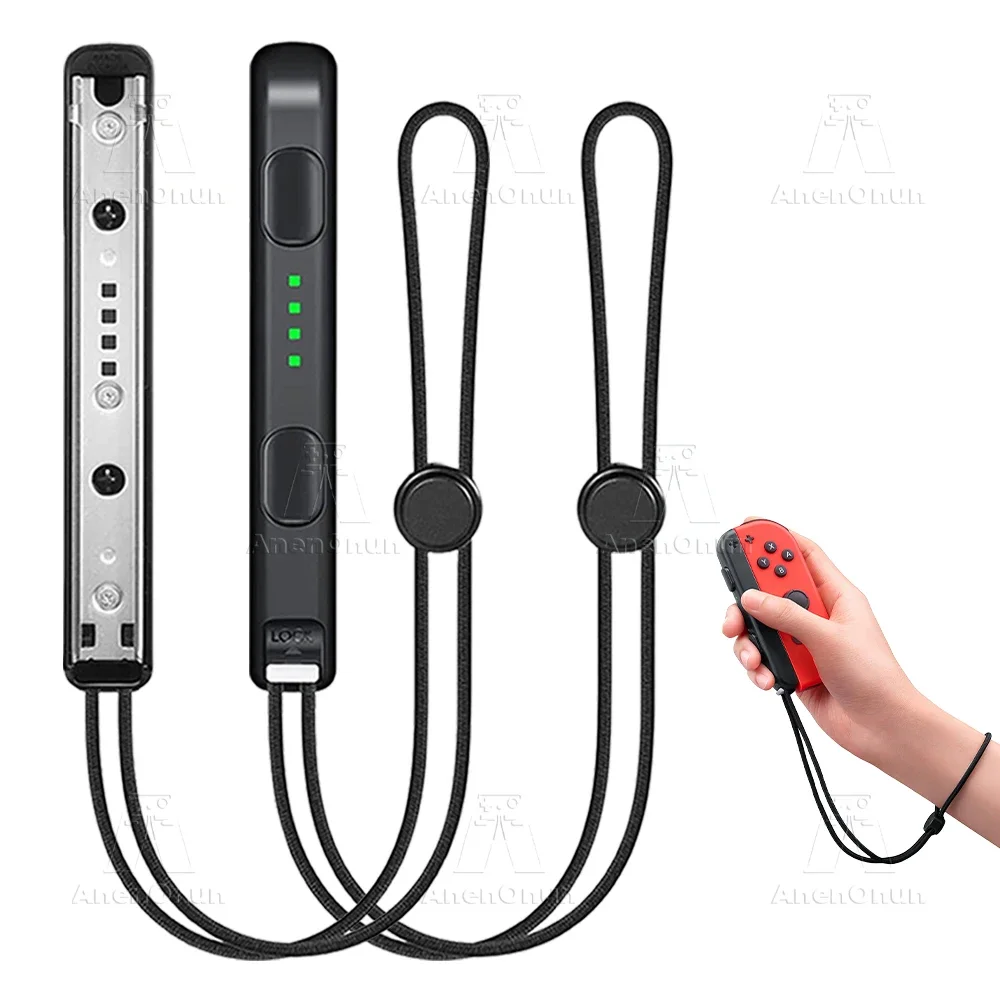 

Joycon Wrist Strap for Switch/Switch OLED Premium Replacement Parts Durable Joy Con Adjustable Wrist Strap Lanyard Accessories
