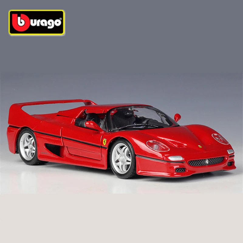 Bburago 1:24 Ferrari F50 Alloy Sports Car Model Diecast Metal Toy Racing Car Model High Simulation Collection Childrens Toy Gift