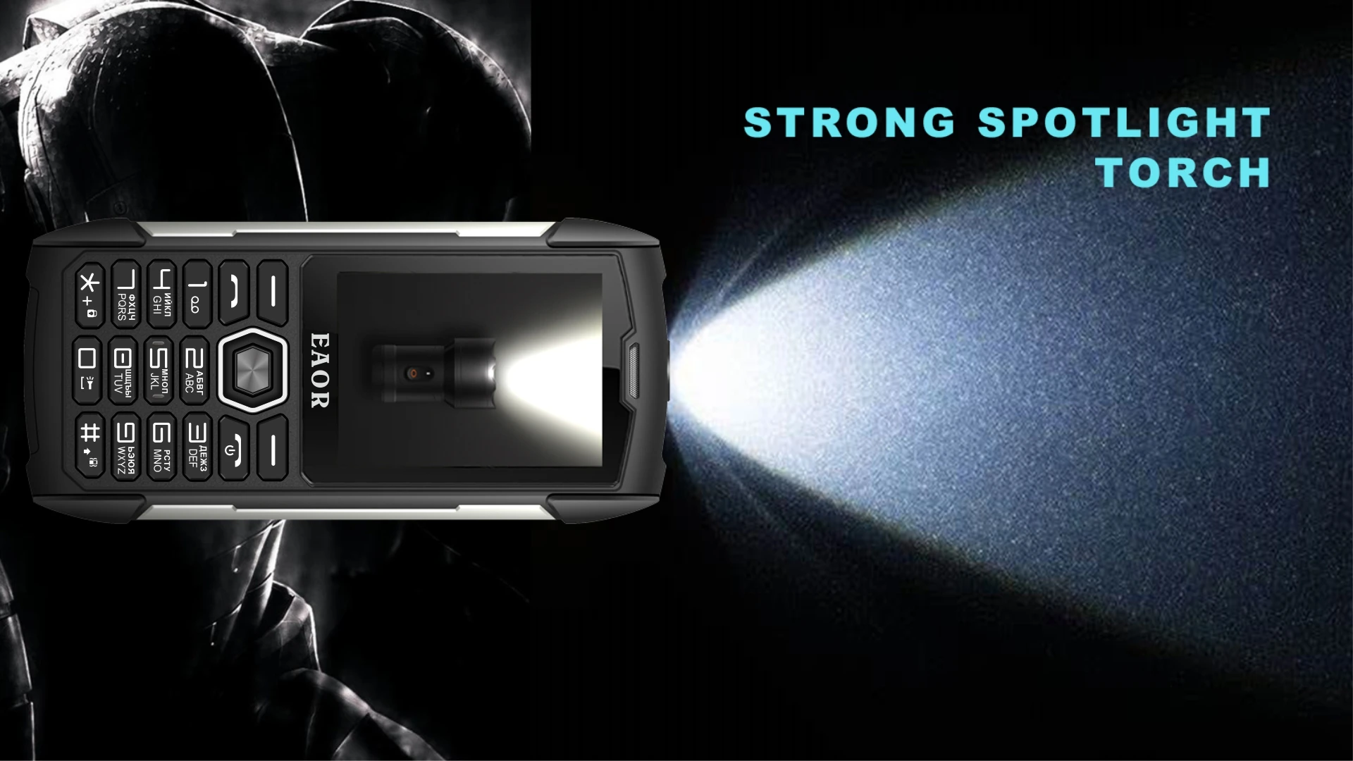 Imagem -06 - Impermeável Rugged Lanterna Push-button Celular Power Bank Mobile Phone Desbloqueado fm Torch Cheap Shockproof Ip68 4000mah