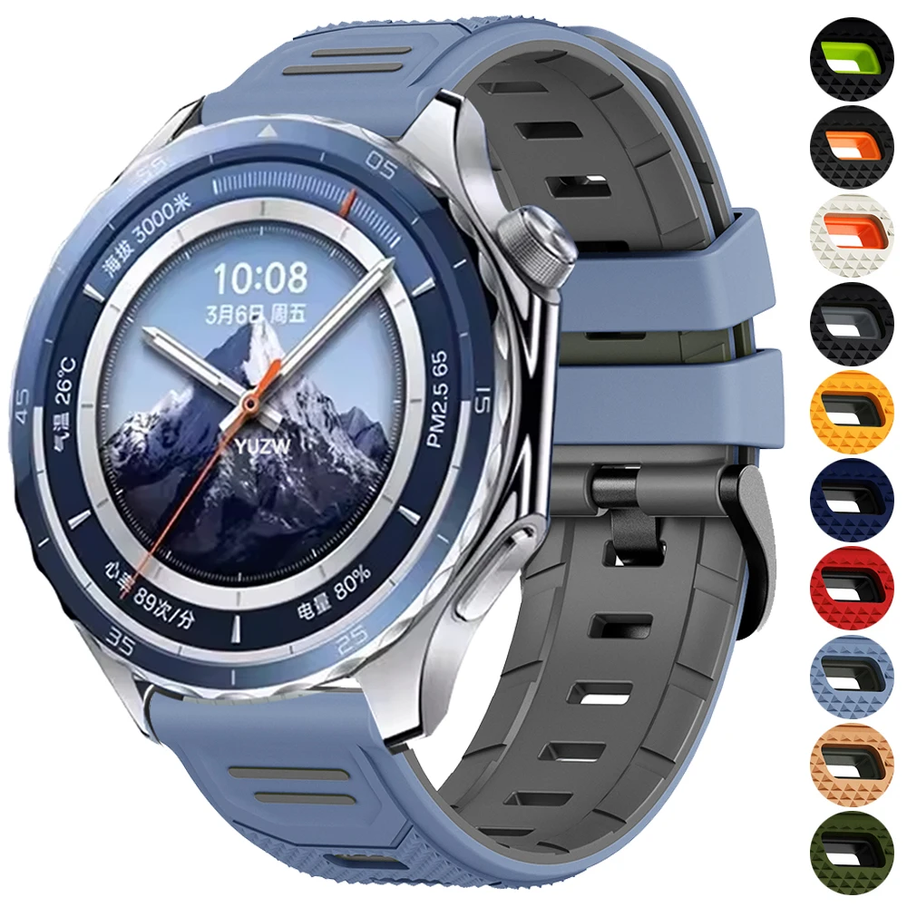 Sport-Silikonarmband für OnePlus Watch 3 2R 2 46mm Weiches Armband Correa für OPPO Watch X X2 4 Pro 22mm Ersatzband Armband