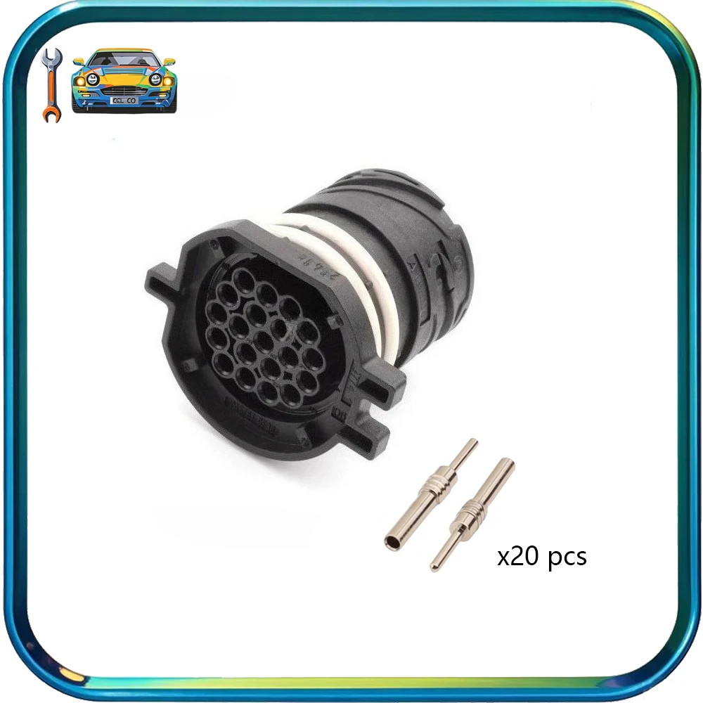 

DQ250 02E DSG Transmission 20 Pins Connector Male with Terminals 09332001 09332001-02