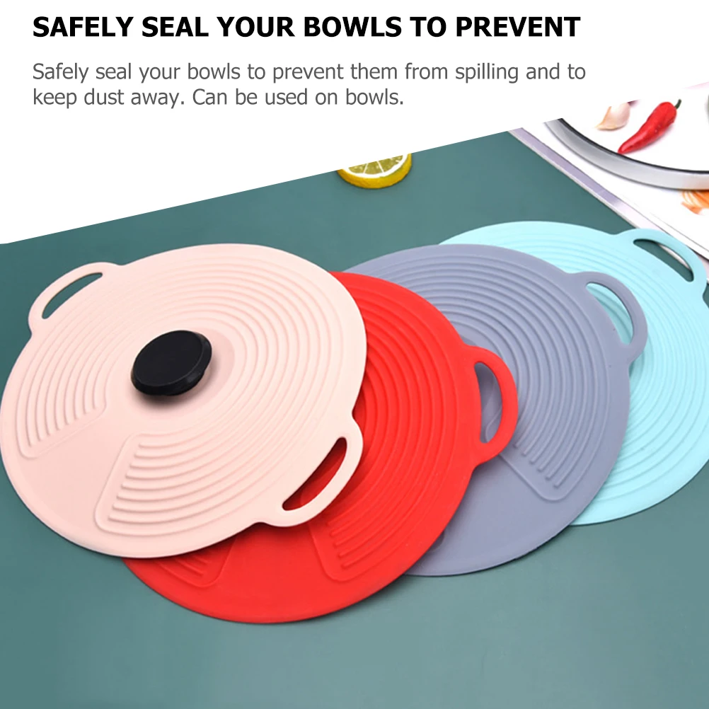 

Silicone Fresh Cover Reusable Seal Bowl Kitchen Accessories Safely Prevent Spilling Dust Free Food Storage Wide Temperature