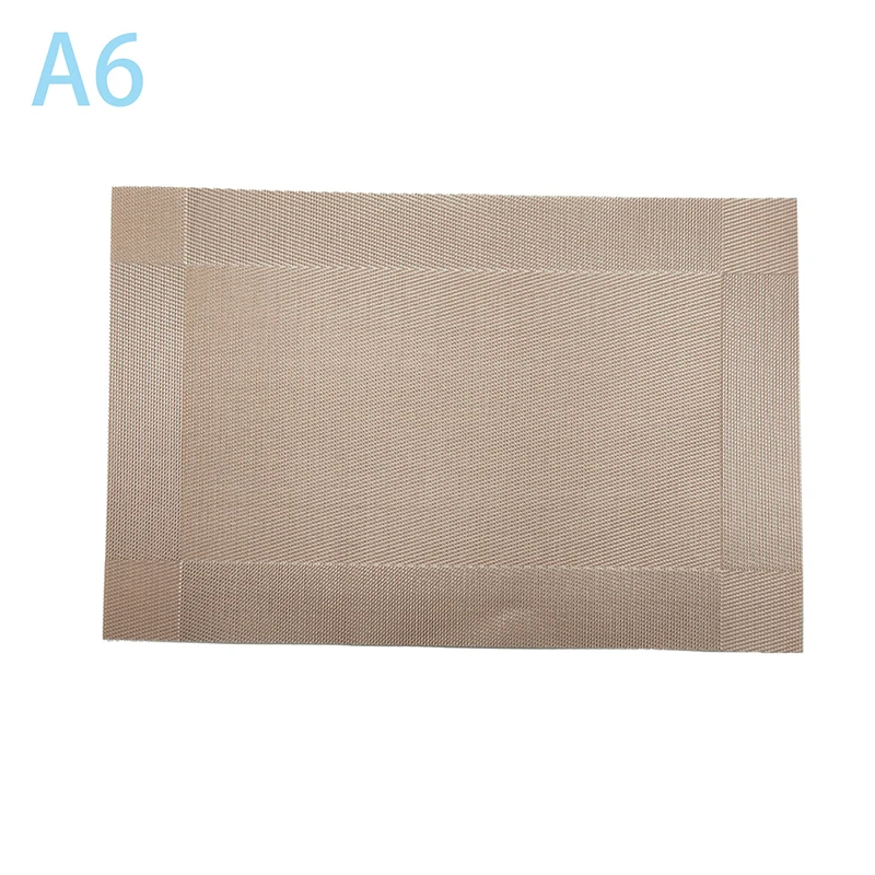 1Pcs Table Mat Set Non-Slip Bowl Pad Coaster Set Washable PVC Dining Table Placemats Modern Home Decoration Accessories