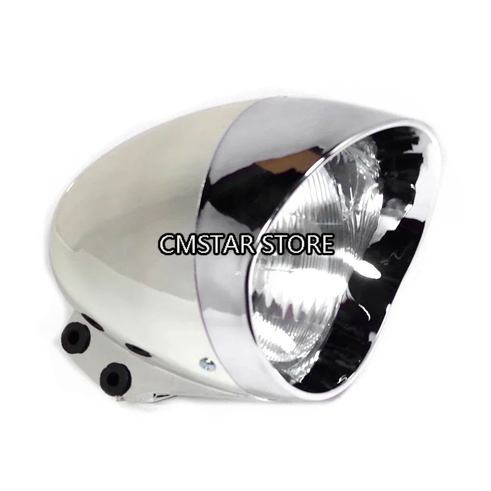 For QIANJIANG Lifan 150-11 /14 QJ150-18F Storm Prince QJ150-3B onda Steed Shadow Motorcycle 6.5" Bullet Halogen Headlight