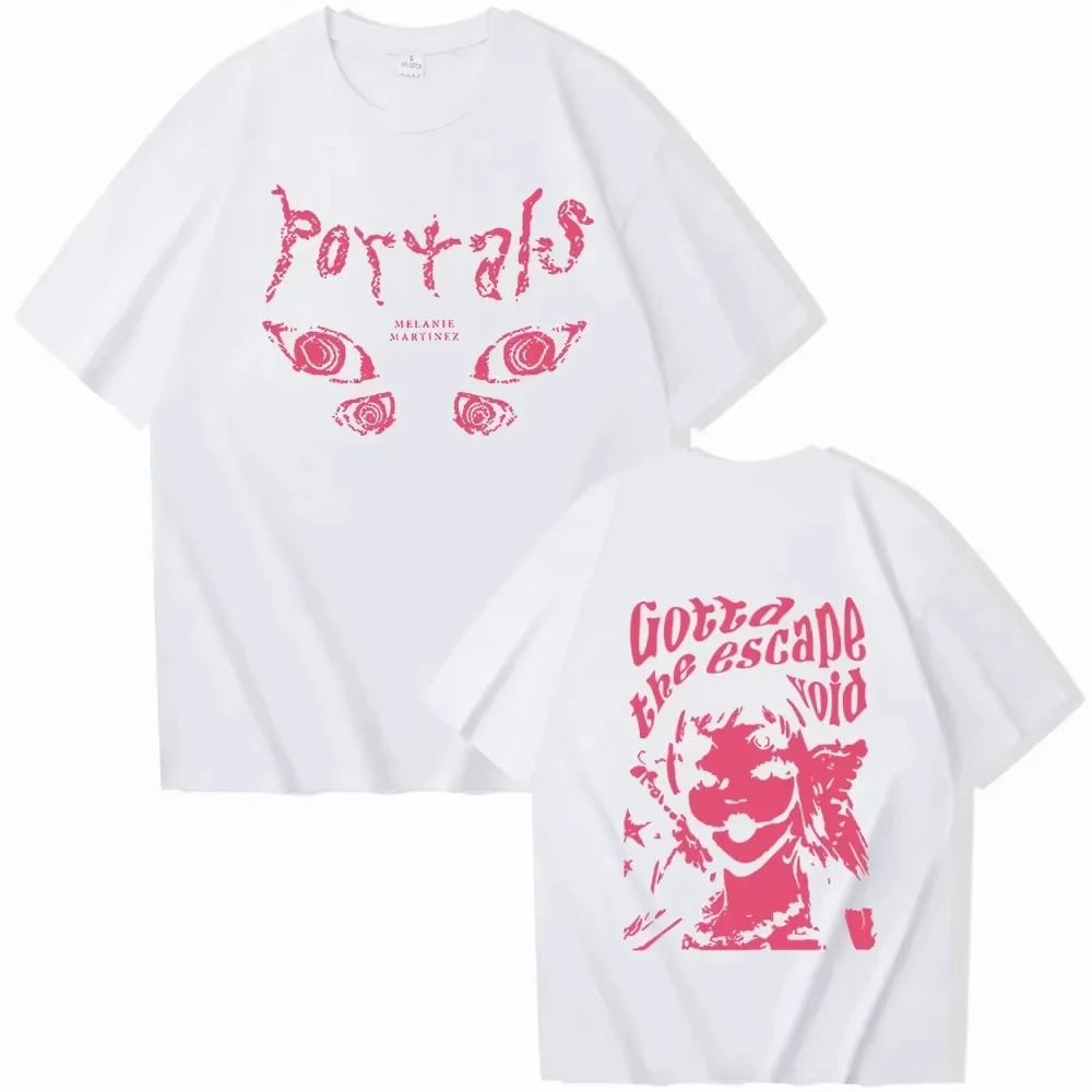 Lässige T-Shirts, Unisex, Kurzarm, Sommerkleidung, T-Shirts mit Melanie Martinez Portals-Print – Detail 3