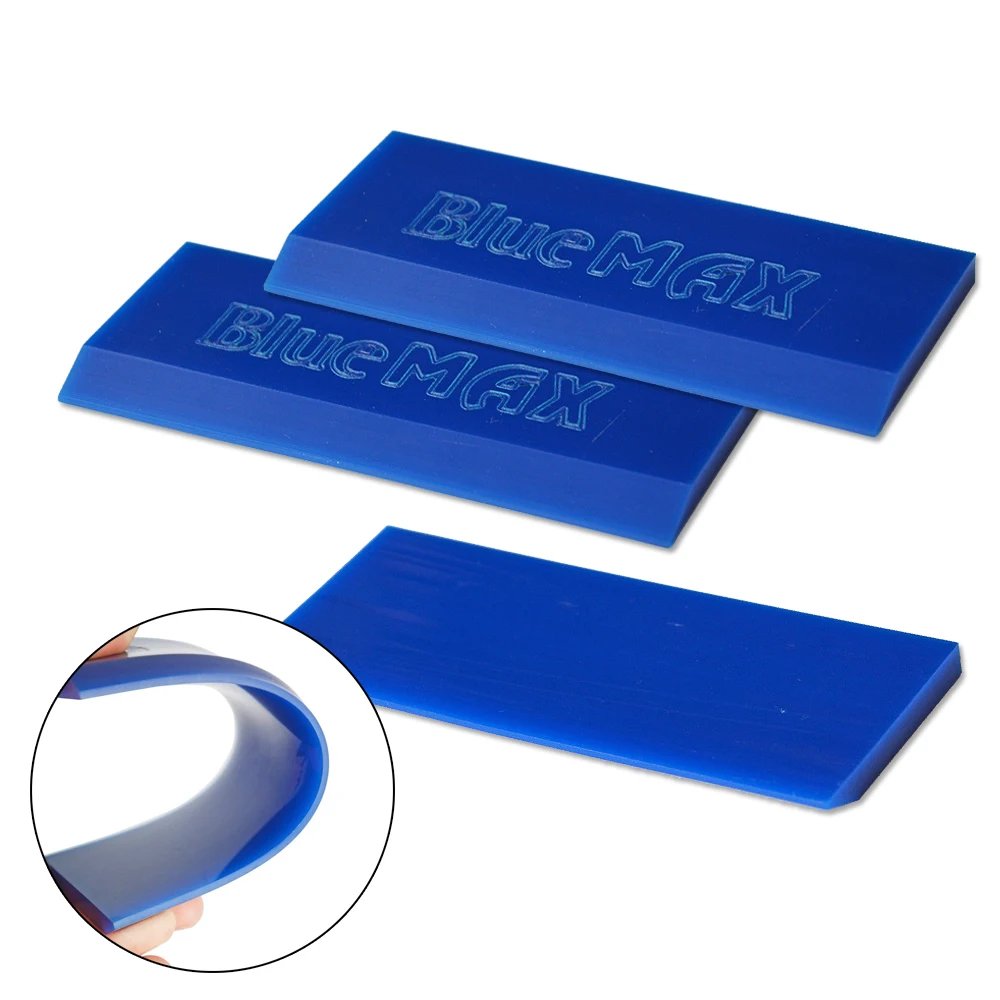 

EHDIS Spare Rubber BlueMax Blade For Scraper Window Tint Windshield Glass Clean Squeegee Blades Replacement Water Removal Tools