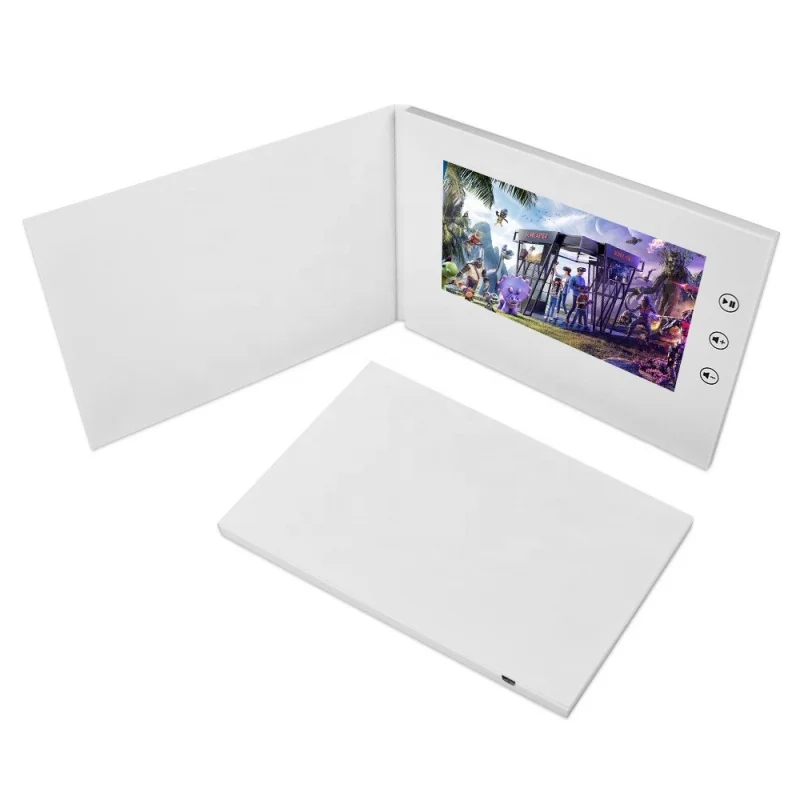 

custom.Custom A5 inch Digital LCD Screen Video Booklet Brochure Card for Advertisement Business