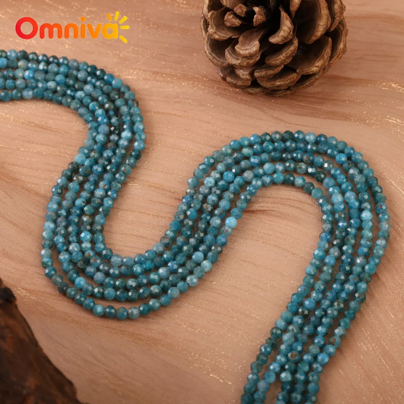 2/3MM DIY Accessories Bracelet shoes Half chain Natural Stone apatite hematite mini Faceted beads For Jewelry Making15