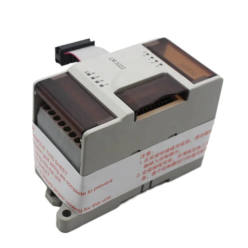 Contrôleur logique programmable PLC industriel de petite taille, canal d'entrée 8, DC 24V, LM3222