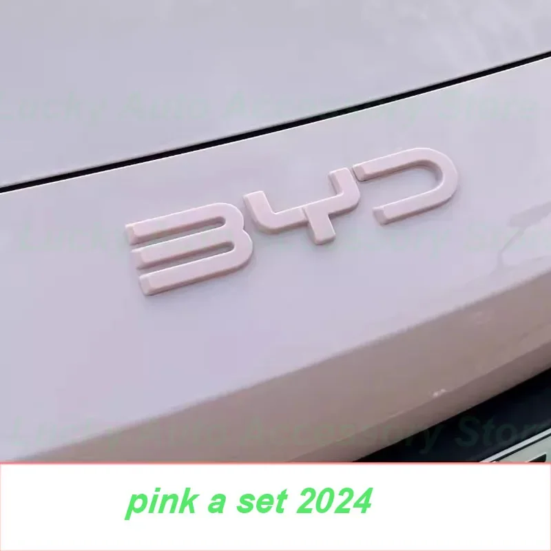 for BYD Seagull EV 2024 Car Head Decorative Logo Stickers Central Griil Decorative Cover Emblems Trim Exterior Accessories