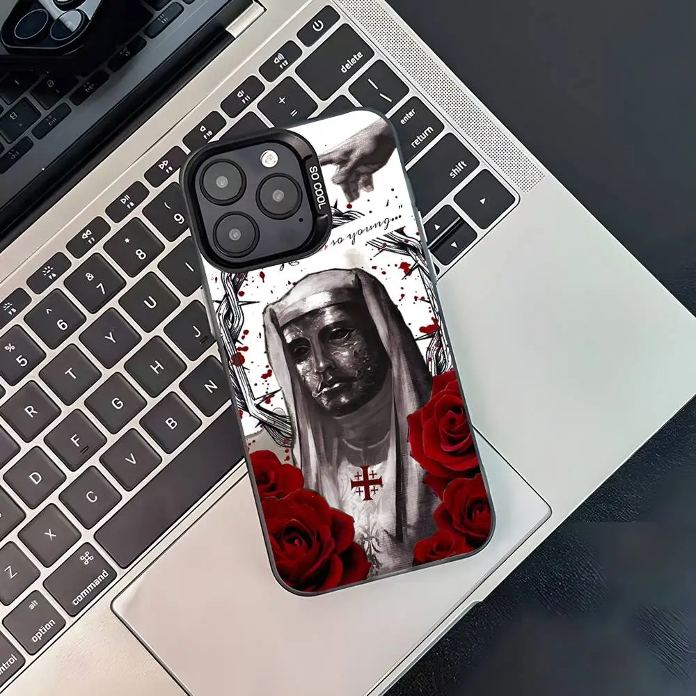 Cool Baldwin IV of Jerusalem Phone Case For iPhone 17,16,15,14,13,12,11,Pro,Max,Plus,Black Matte Shockproof Cover