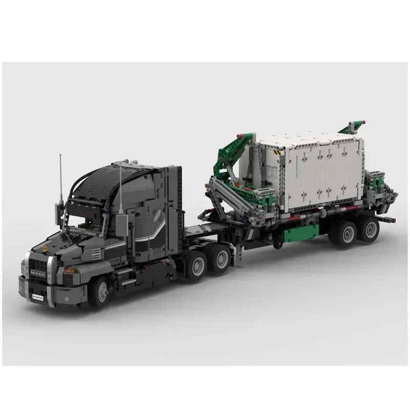 MOC-120866 شاحنة ماك أنثيم الجمعية خياطة اللبنات نموذج 2579 اللبنات قطع غيار السيارات الاطفال عيد ميلاد لعبة هدية #3