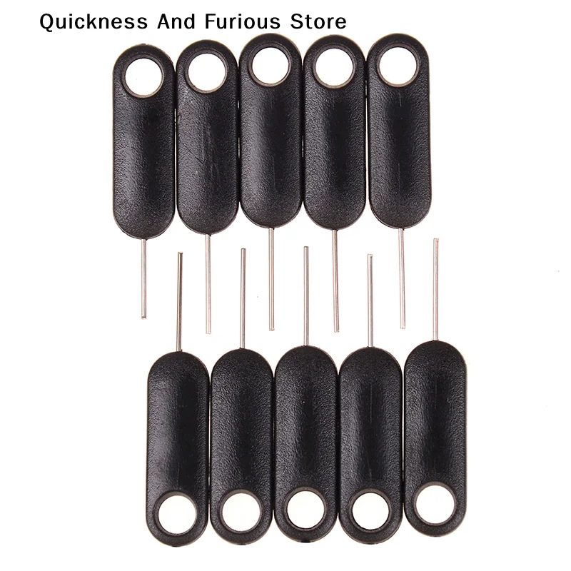 10 pz Anti-Perso Espulsionare Schede Sim Vassoio Open Pin Ago Chiave Strumento Ejetor Per IPhone IPad Smartphone Mobile SIM Remover Accessori