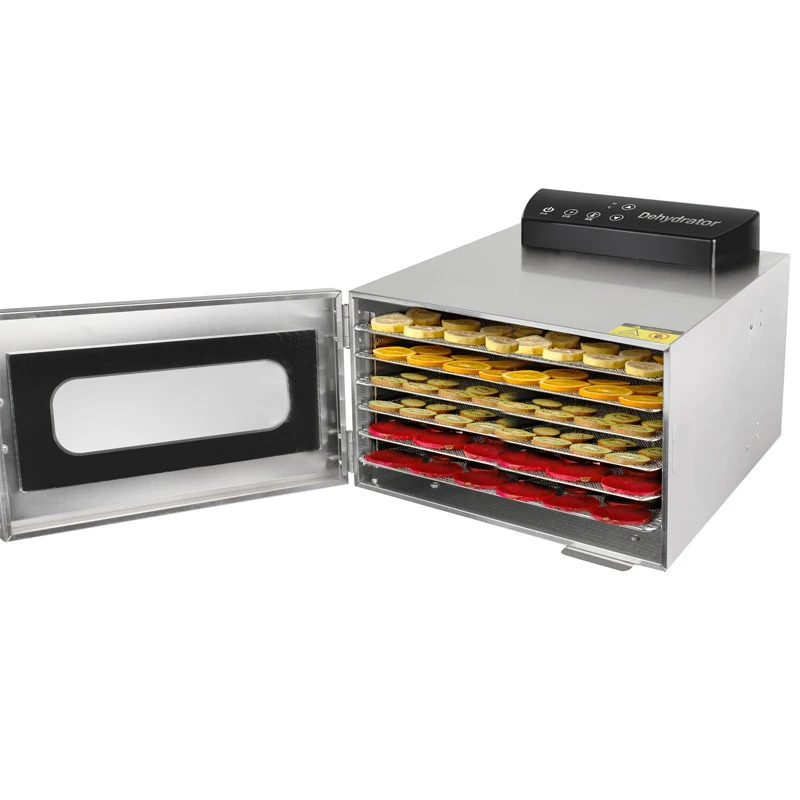 Food Dehydrator Fruit Jerky & Pet Treats Vegetable & Fruit Dehydration 5/6-Tier Stainless Steel Food Processor