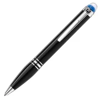 MB Blue Planet Crystal Ballpoint Rolelrball Pen Metal Resin Writing Stationery Collection Pen Kawaii School Supplies