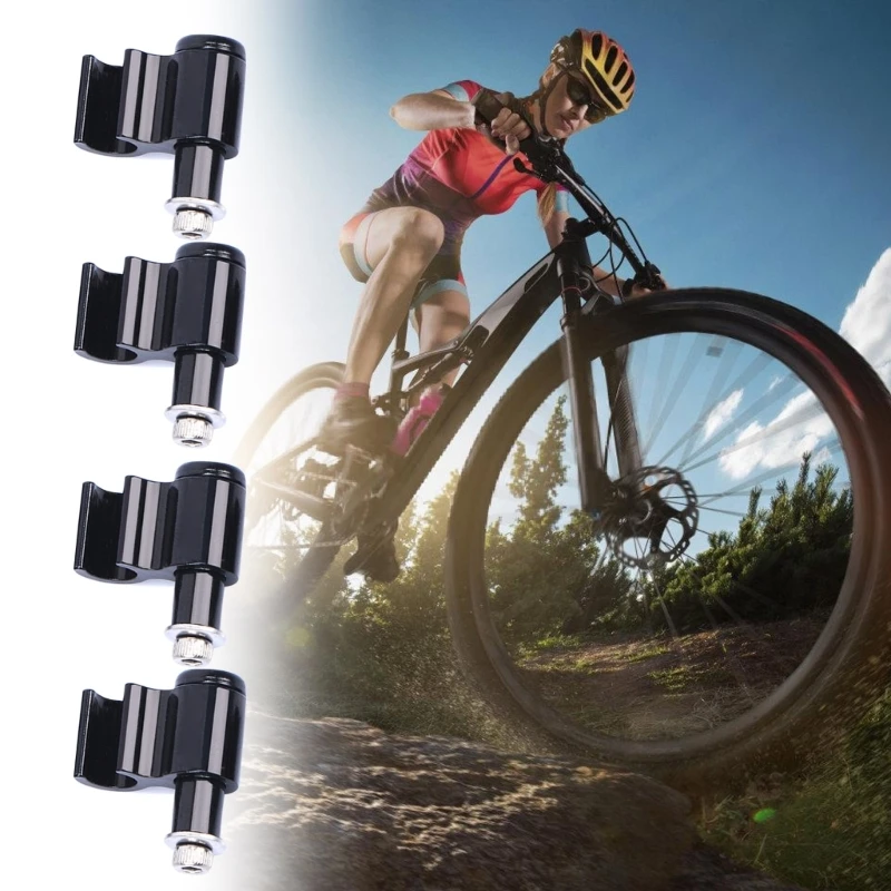 4Pcs Bicycles Brake Cable Guide Mountain Bicycles Brake Cable Tube Guide Shifters Adapter Bicycles Frame Crossovers Clip R66E