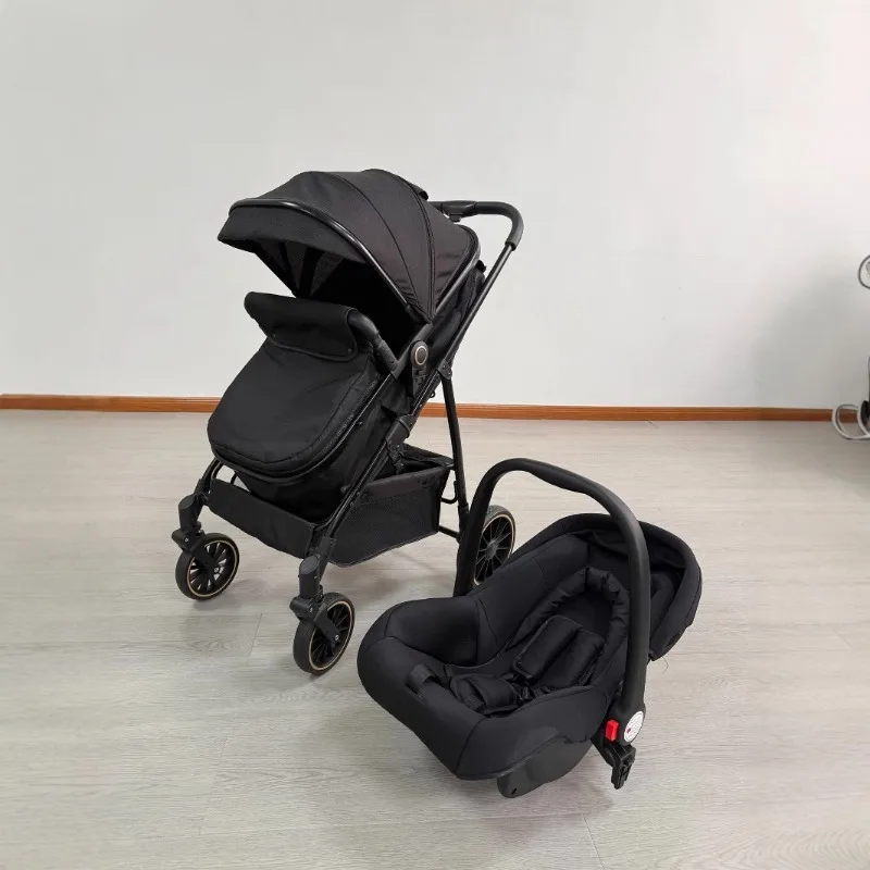 

High landscape, easy to sit and lie down, lightweight and foldable, detachable baby stroller