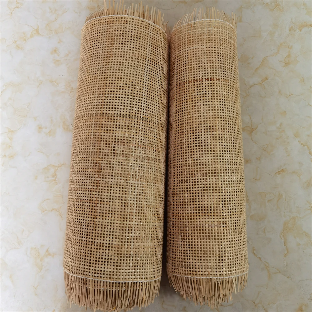 60 cm/70 cm di Larghezza x 3.1-7.5 Metri Reale Naturale Rattan Tessitura Rotolo di Canna Fogli di Tessitura Per Mobili Fai Da Te Deco Riparazione