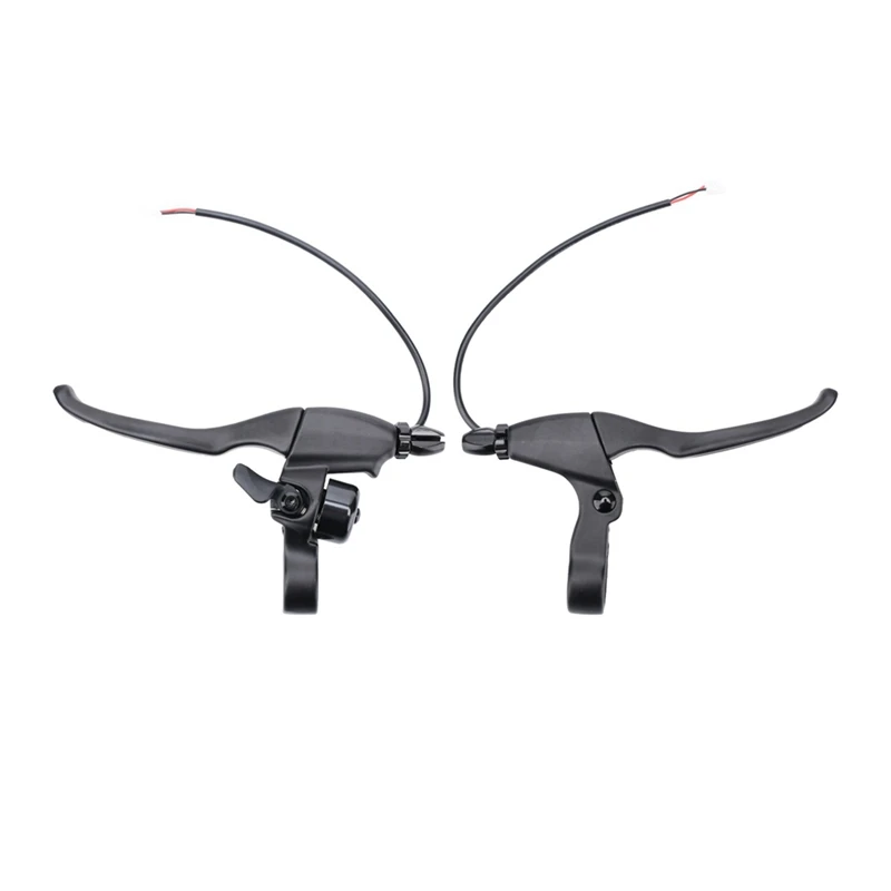 Electric Scooter Handbrake Set, 3Pin Aluminum Alloy Brake Lever With Bell For Left And Right Sides, 2PCS