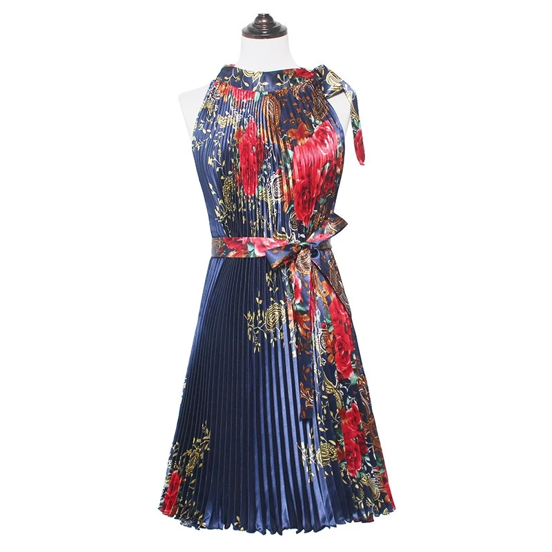 女性ファッション ピンク ブラック カラフル レオパード柄 マキシ丈ワンピース ホルターネック カットアウト ツイストディテール オープンバック ノースリーブ ロングドレス