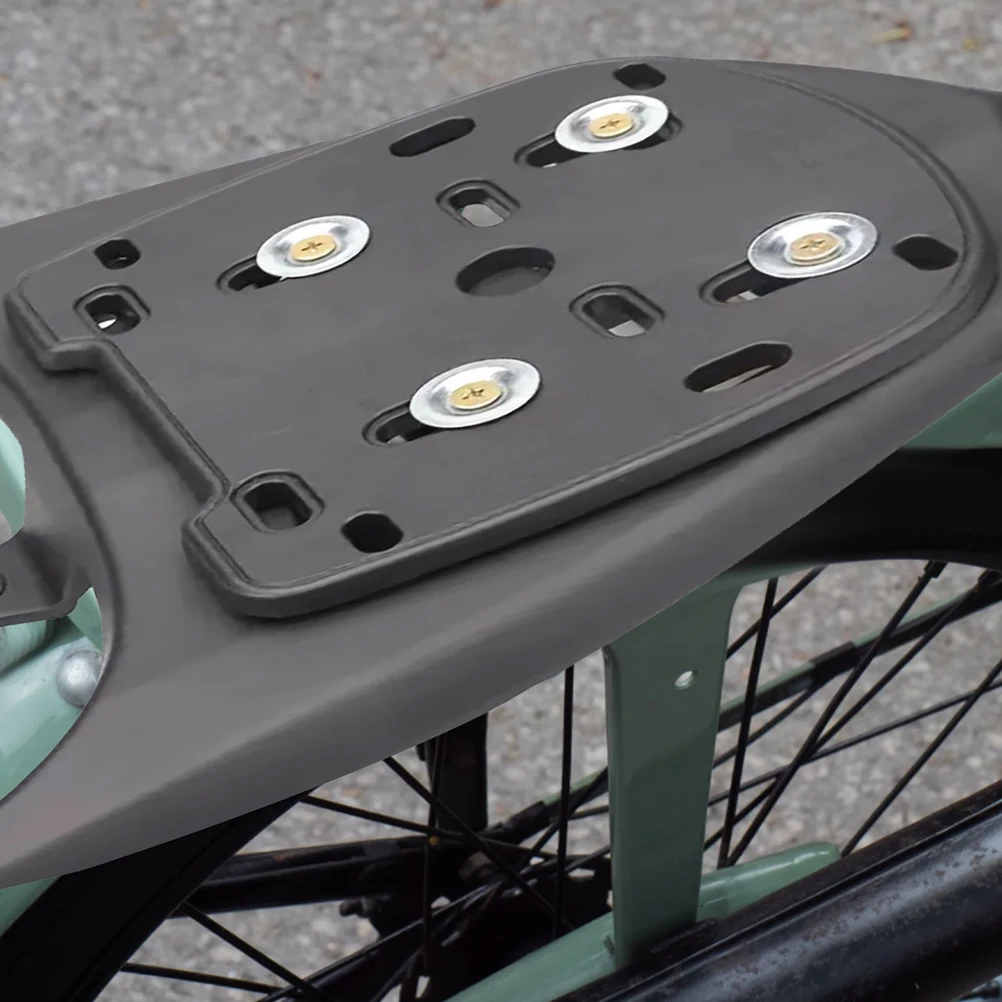 

2 Sets Electric Bike Rear Rack Motorcycle Tail Box Support Plate Luggage Holder Bracket Bottom Fixing Discs Universal
