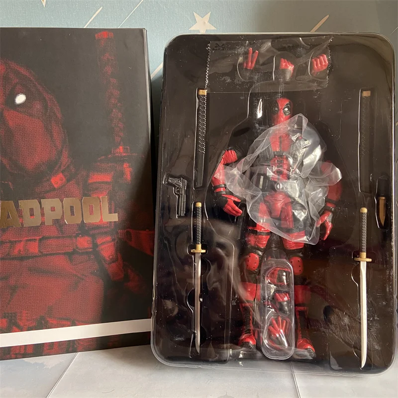 Hot Toys Deadpool Action Figure 30cm Marvel X-Men Super Hero Figurine Collectible Model Toy 1/6 Scale Birthday Christmas Gift