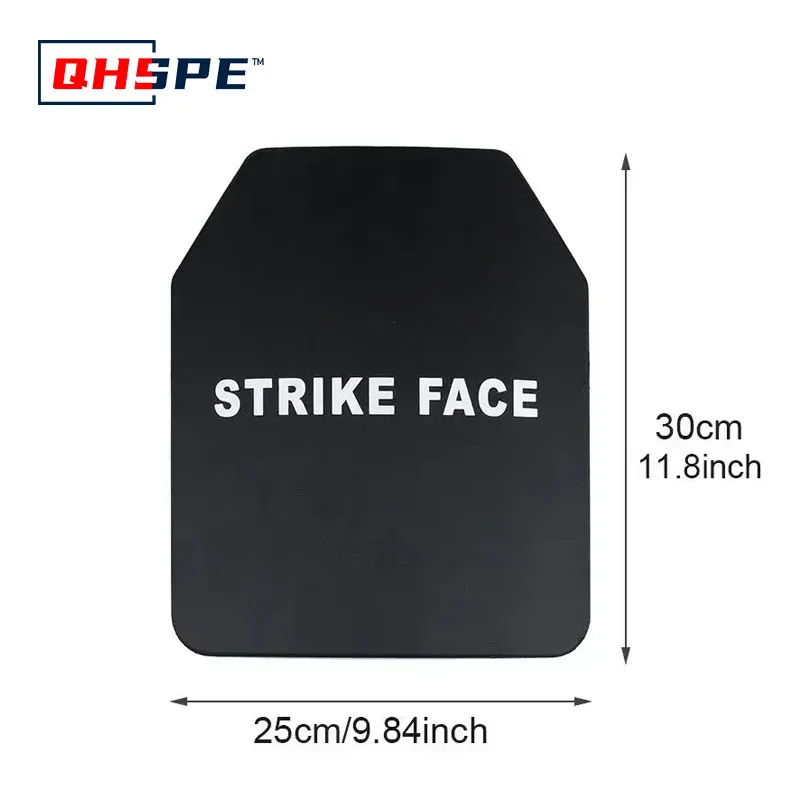 

NIJ IIIA Level 10"x12" body armor ballistic plates uhmwpe armor vest ballistic plate ballistic shield