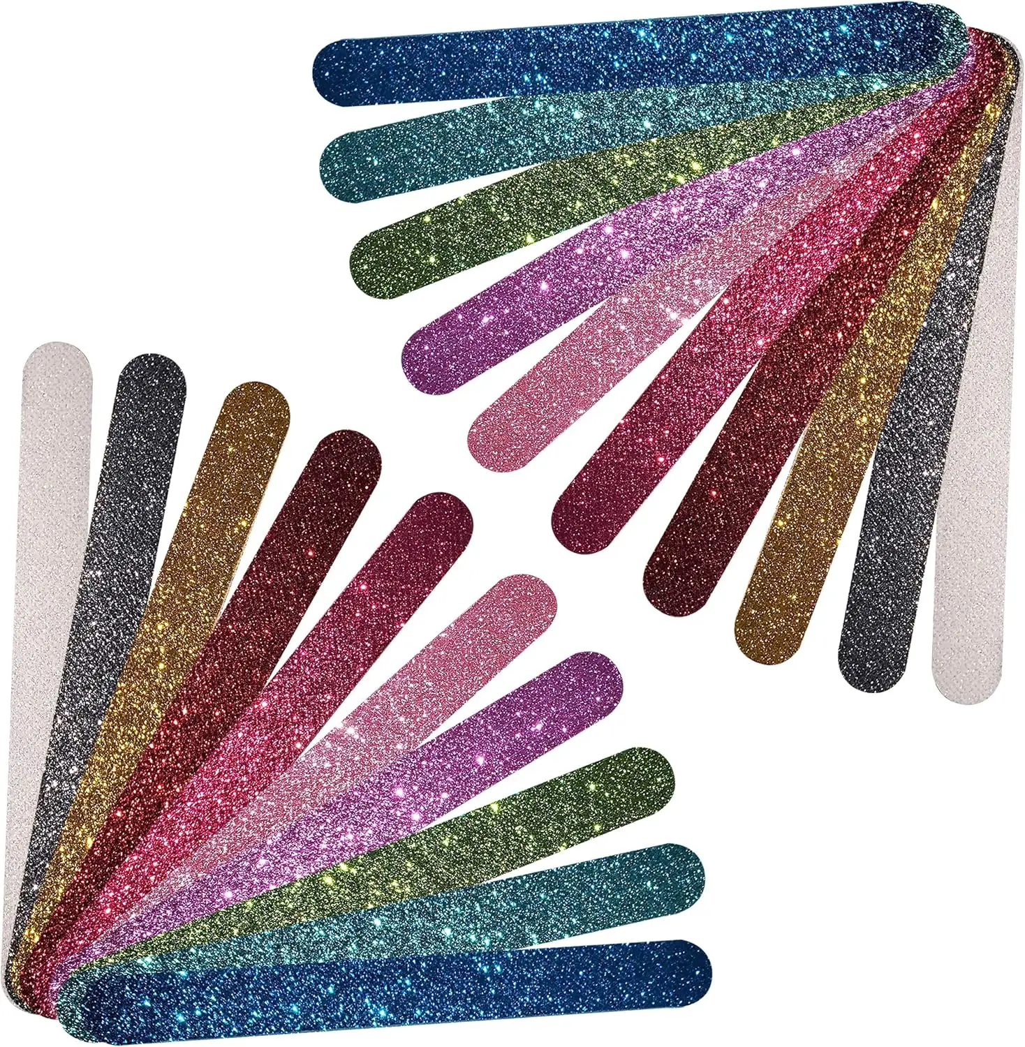 

Double Sided Nail File Strips for Manicure and Pedicure - Shaping and Smoothing Fingernails and Toenails (20 Count)