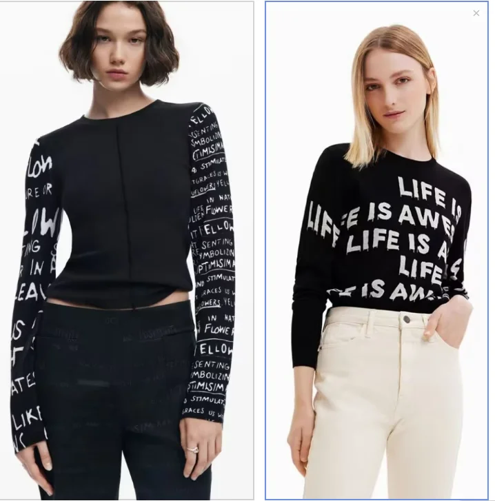 Foreign trade original single Spanish new printed embroidery stand collar loose casual shirt