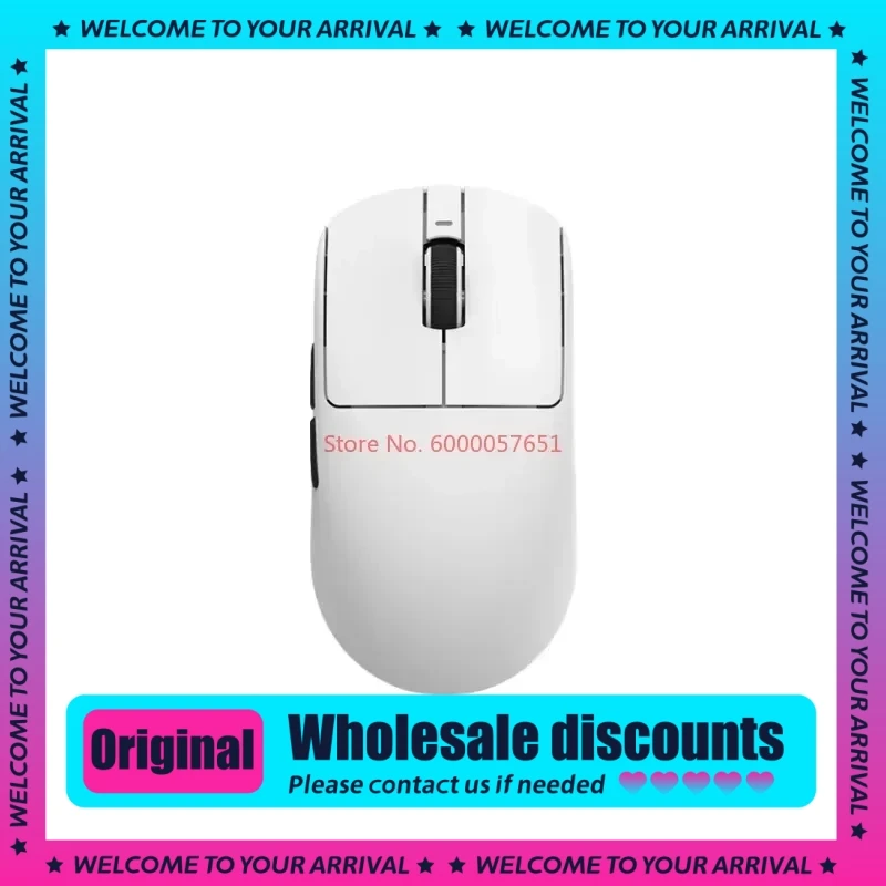 

2024 New Game Mouse Paw3395 Long Endurance 2.4g Wireless Bluetooth Connection 48g Lightweight Ergonomic Office Esports Game Mous