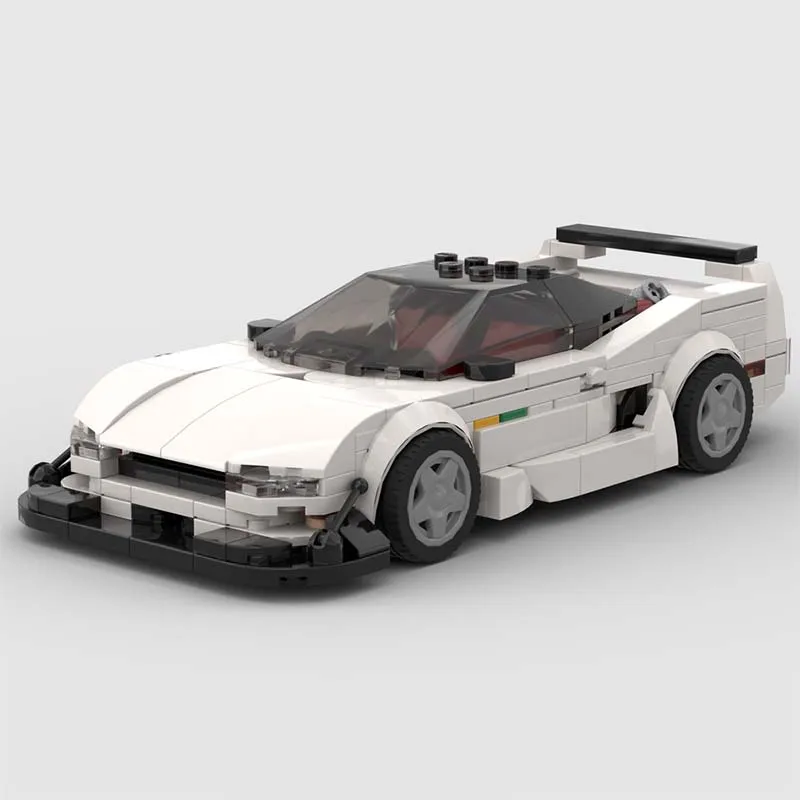 بطل سرعة السيارات Moc اللبنات الكلاسيكية نموذج التكنولوجيا الطوب DIY الجمعية لعبة البناء عطلة مجموعة الهدايا