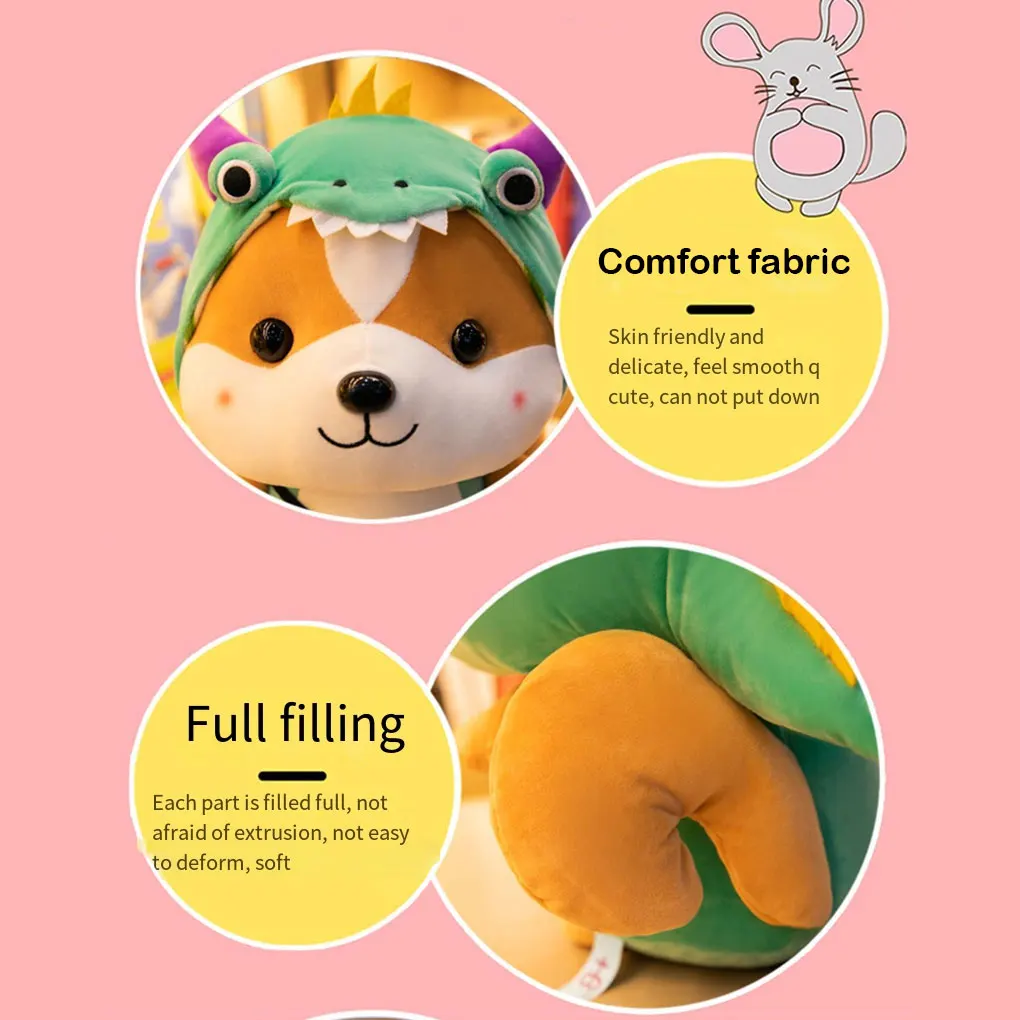 Plush Squirrel Doll Soft And Comfortable Fine Workmanship Cute Transformed Squirrel Plush Toy