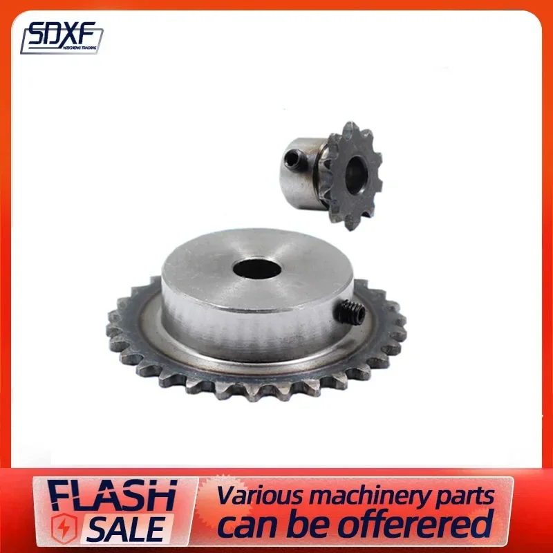 Sprocket, 05b 45 50 Teeth 45# Steel Craft Hole Quenched 2.5 Points Pitch 8mm , High transmission efficiency