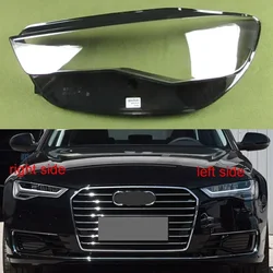 Transparent Lampshade Headlamp Cover Lens Headlight Lamp Shell Plexiglass For Audi A6 A6L C7 2016 2017 2018
