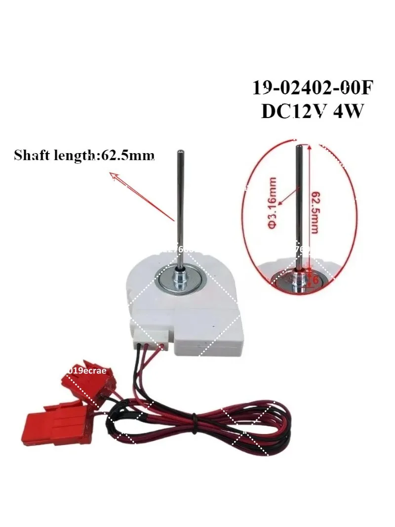 DC Fan Motor KWD436YVA Replacement for Refrigerator Freezer, Quiet Cooling Fan