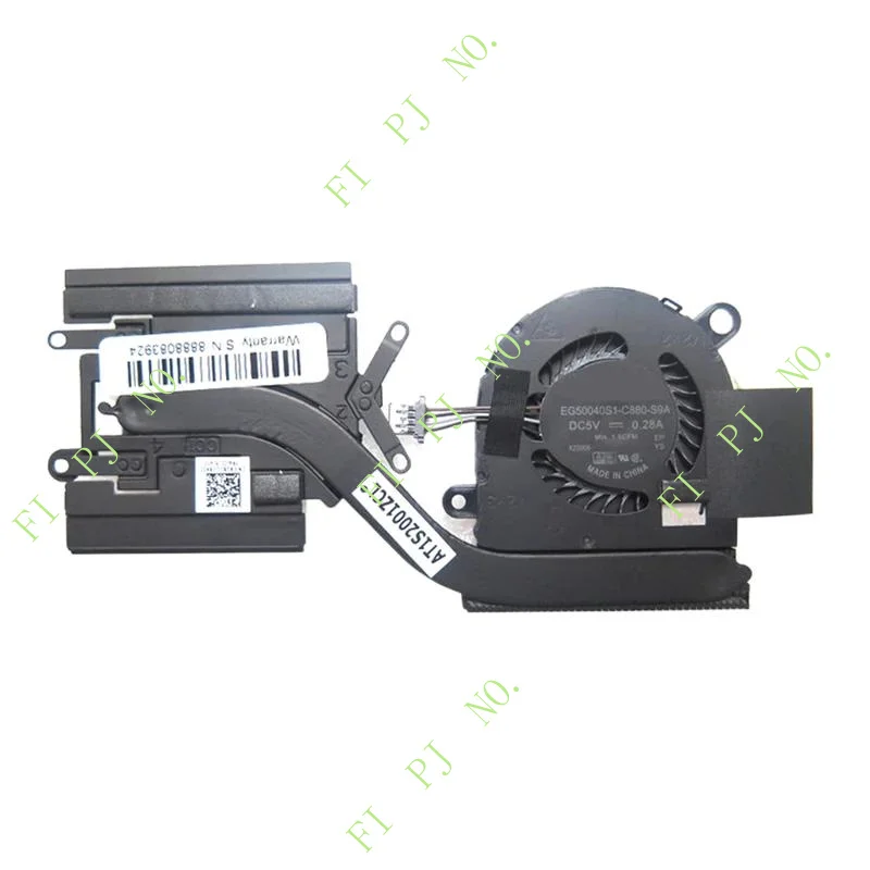 

DB Laptop Heatsink&Fan For DELL For Latitude 5289 7389 0R2X0G R2X0G EG50040S1-C880-S9A ND55C19-16G02 AT1S2001ZCL DC5V