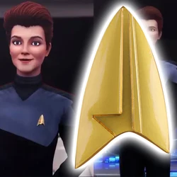 Prodigy Pin Captain Kathryn Janeway Magnet Gold Pin Brooches Badge Star Accessories reks Badge Metal