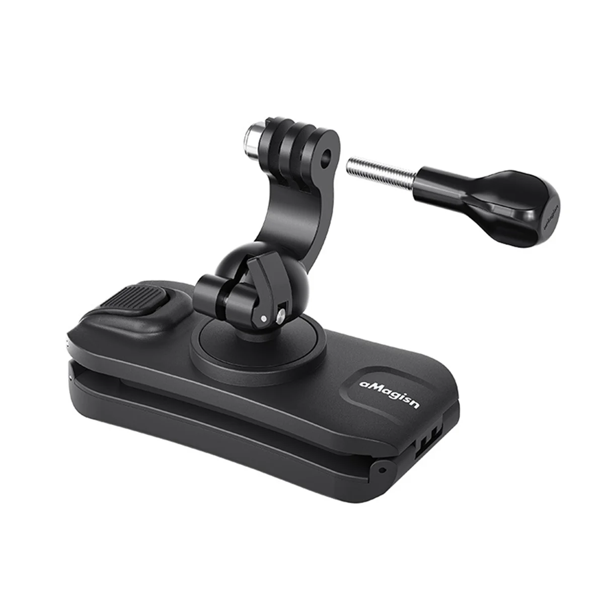 X61A_AMAGISN 360 °   Klip Ransel Rotasi untuk Insta 360 GoPro 13 Action 4