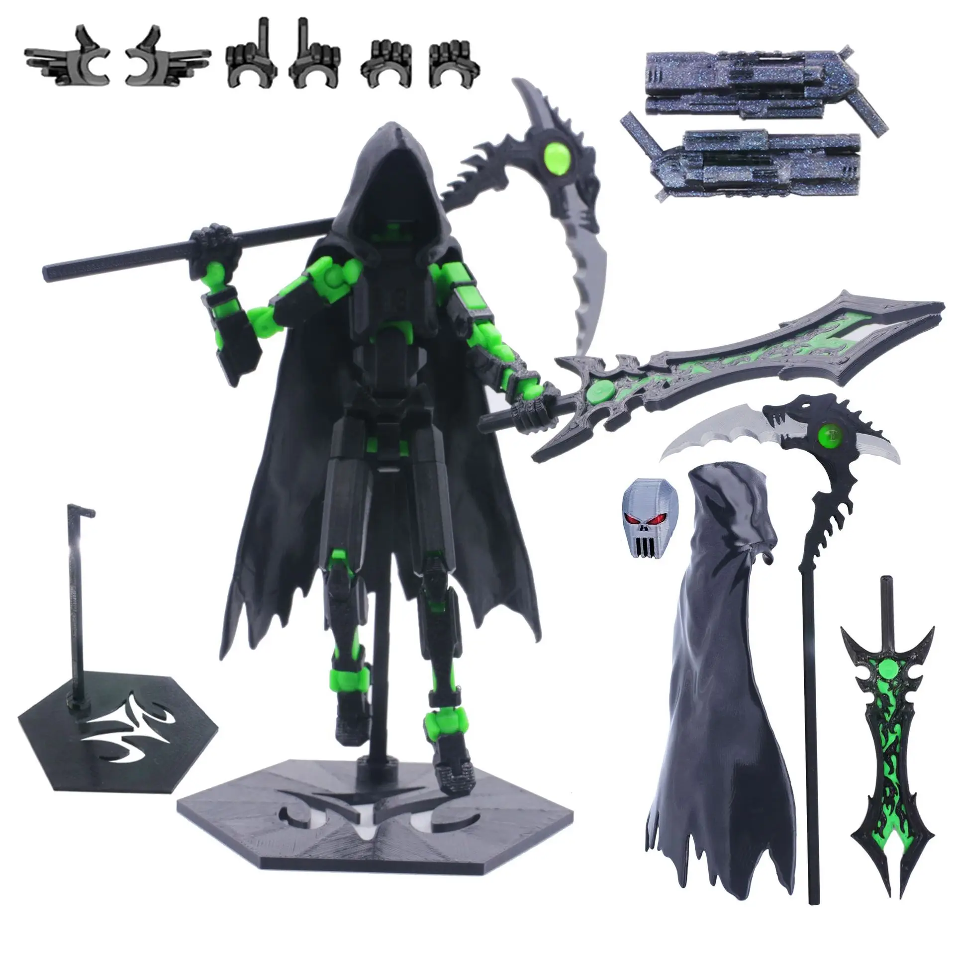 3D-Gedruckte T13 Actionfigur Mehrgelenkig Beweglicher Titan 13 Lucky Dummy Nova Roboter Actionfigur Geschenke – Detail 21
