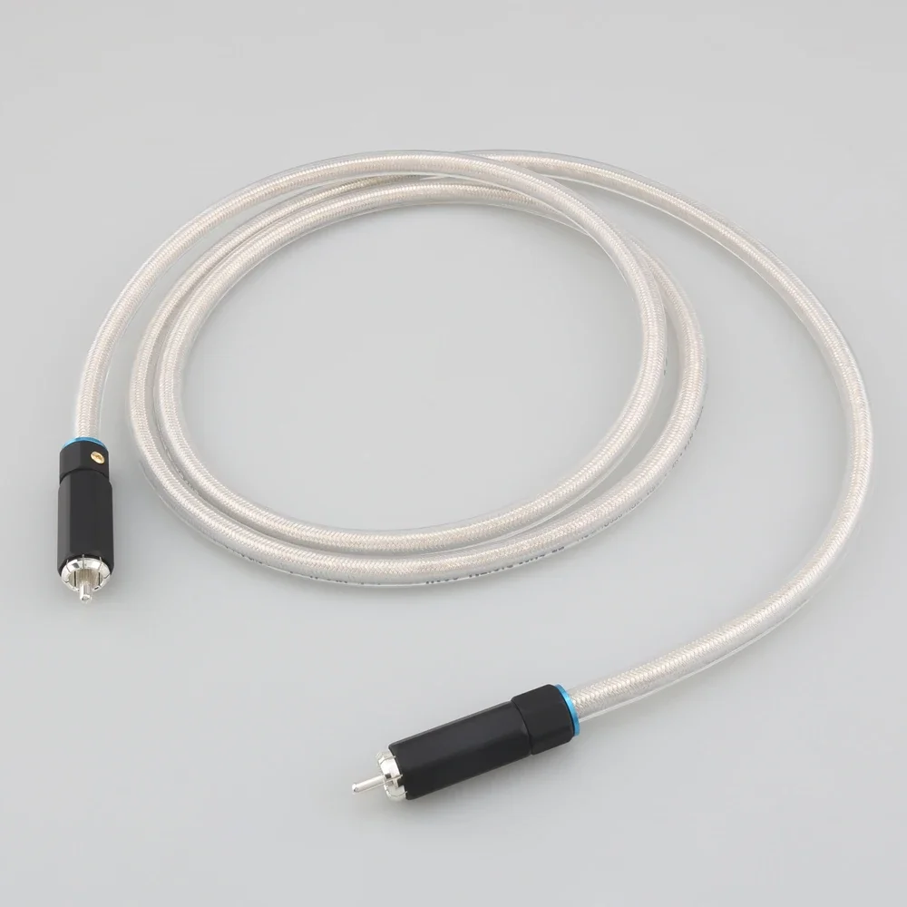 HiFi XLO HT4 75 Ом посеребренный цифровой коаксиальный кабель RCA к RCA штекерное видео Аудио для телевизора SPDIF HiFi Audio ЦАП CD