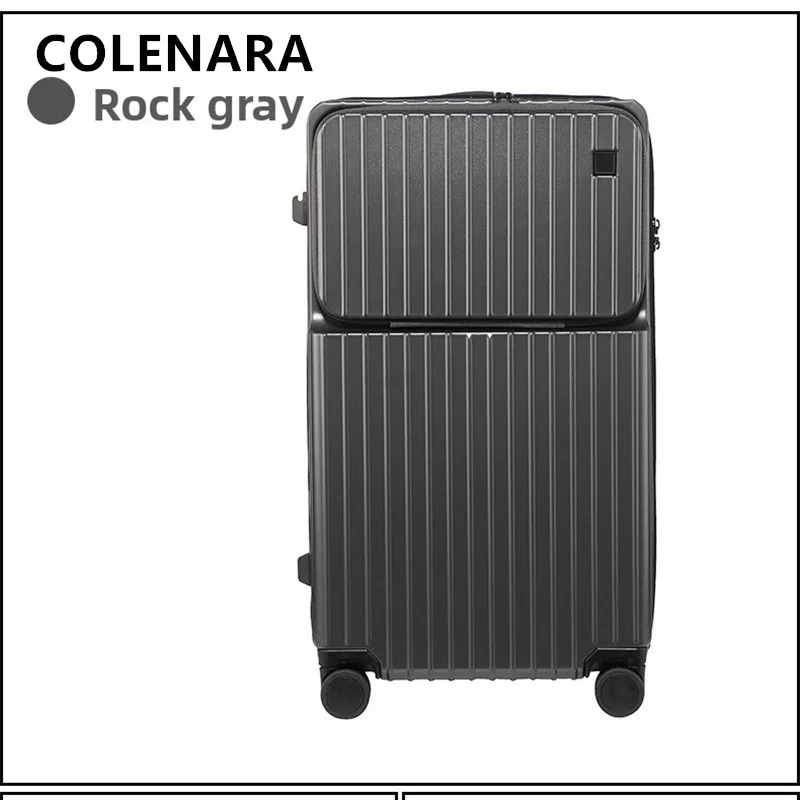COLENARA Suitcase Travel Bag 20 Inch Front Opening Laptop 28